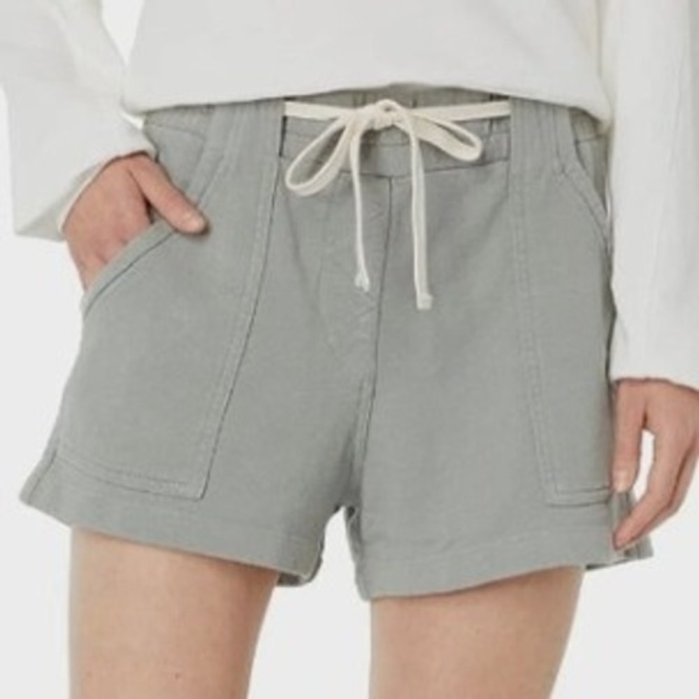MONROW NWT Women's XS Gray‎ Super Soft Drawstring Hiker Shorts Casual Outdoors